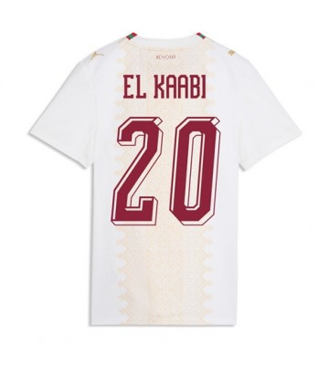 Marocko Ayoub El Kaabi #20 Bortatröja Dam VM 2026 Kortärmad